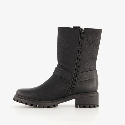 Dames biker boots zwart