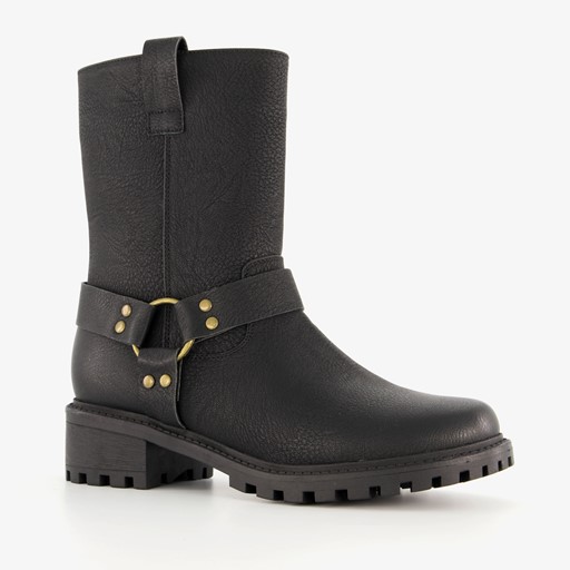 Dames biker boots zwart