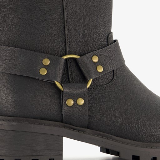 Dames biker boots zwart