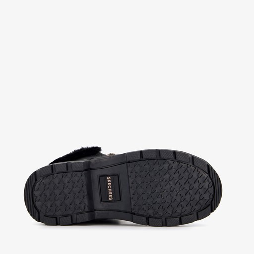 Street Glitz gevoerde veterboots zwart