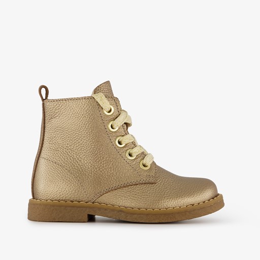 Gevoerde leren meisjes veterboots goud