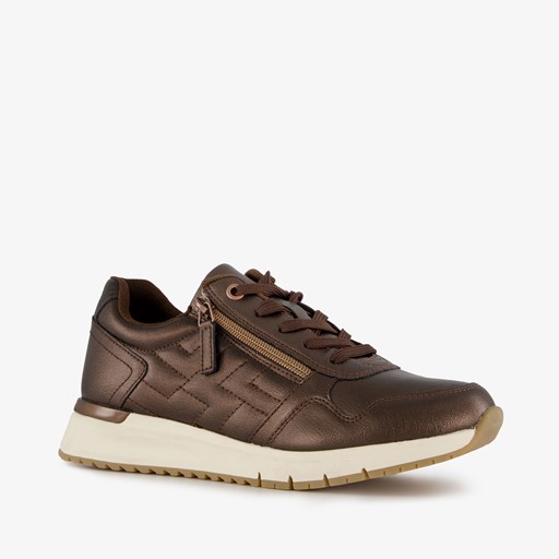 Dames sneakers brons
