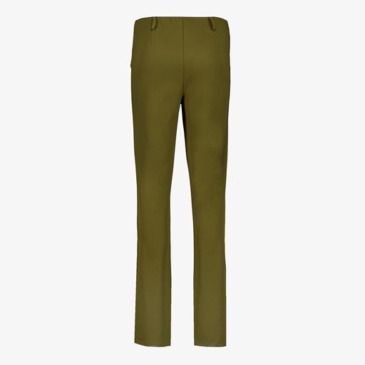 Dames pantalon met pinstripe groen