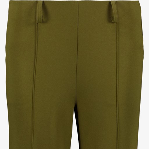 Dames pantalon met pinstripe groen