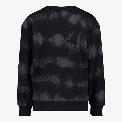 Jongens sweater zwart grijs