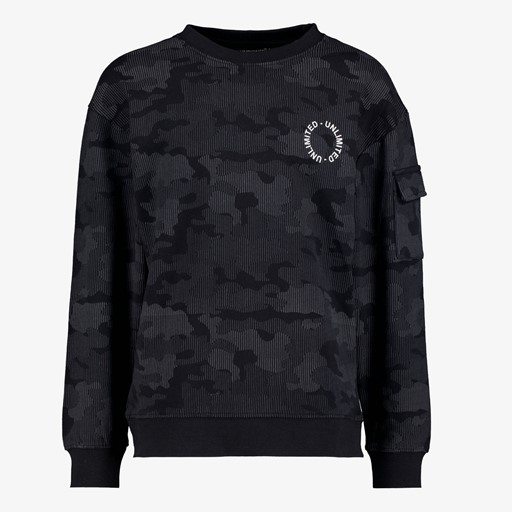 Jongens sweater met camouflage print