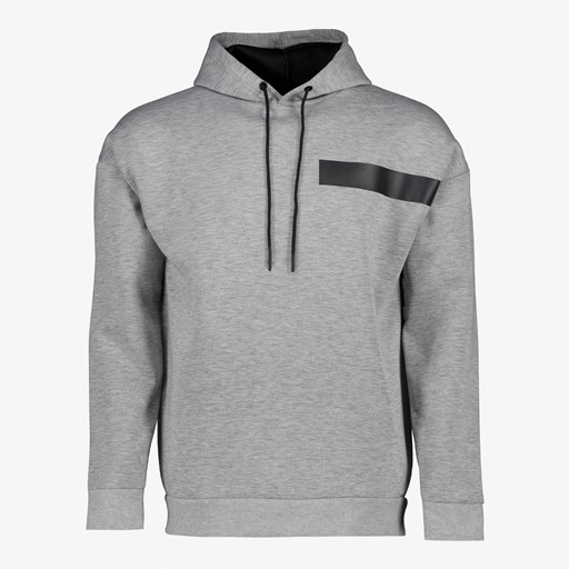 Heren hoodie grijs