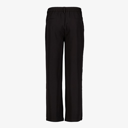 Meisjes wide leg pantalon zwart