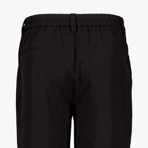 Meisjes wide leg pantalon zwart