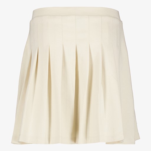 Meisjes plooirok beige