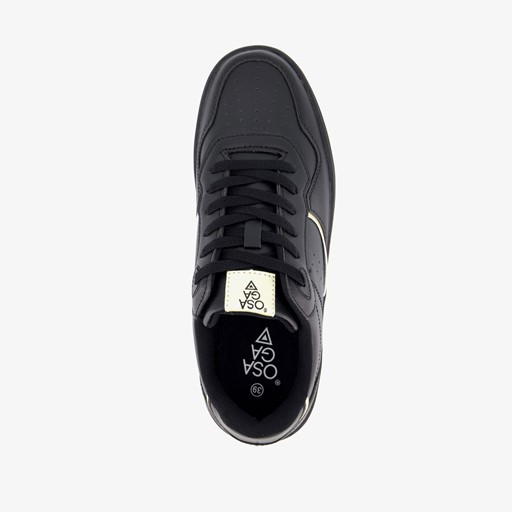 Dames sneakers zwart goud