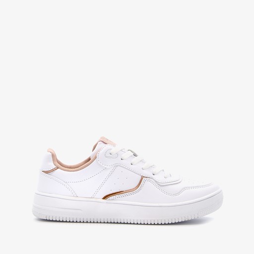 Dames sneakers wit roze