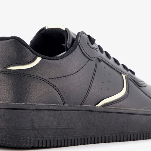 Dames sneakers zwart goud