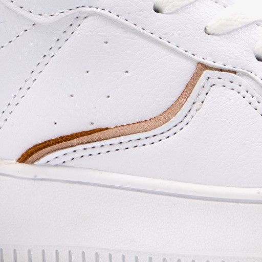 Dames sneakers wit roze