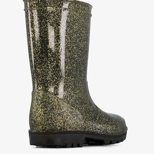 Regenlaarzen met lichtjes goud