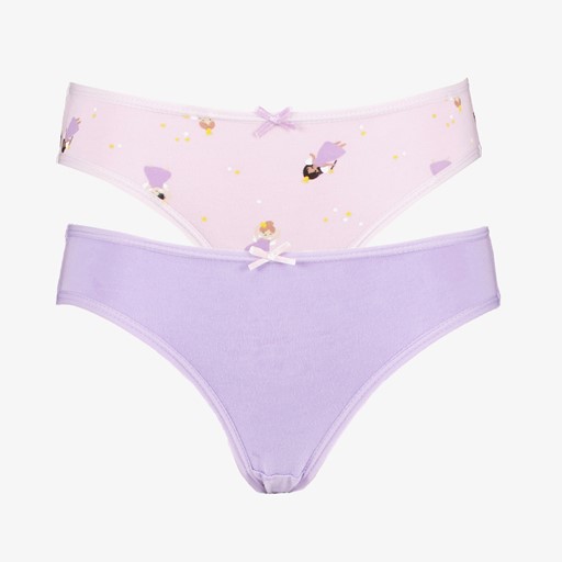 2-pack meisjes hipsters prinses lila