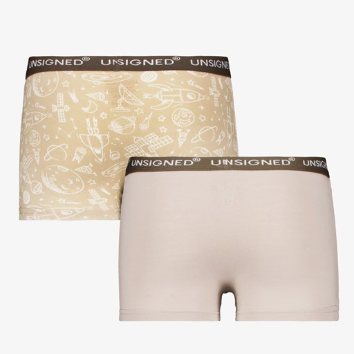 2-pack jongens boxershorts ruimteschip