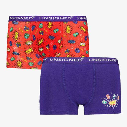 2-pack jongens boxershorts superhelden