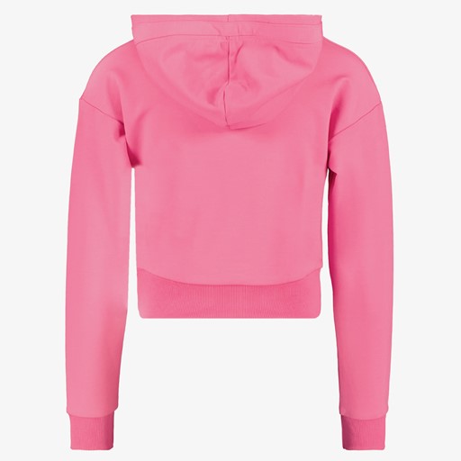 Cropped meisjes hoodie roze