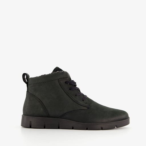 ECCO leren dames veterschoenen zwart