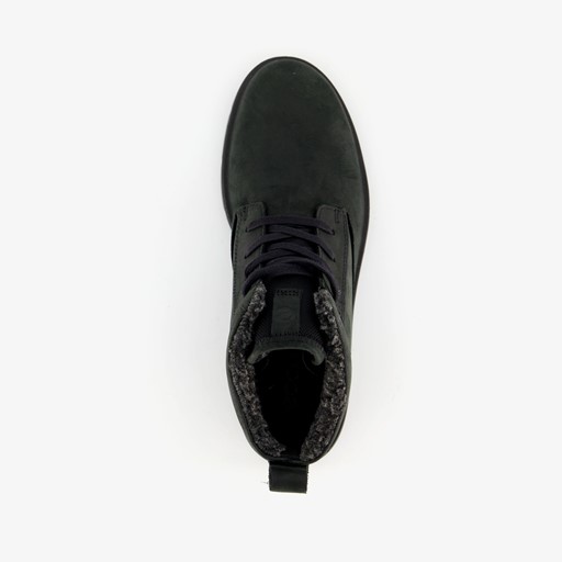 ECCO leren dames veterschoenen zwart
