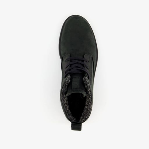 ECCO leren dames veterschoenen zwart