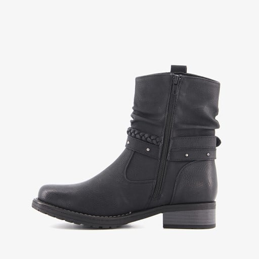 Dames enkellaarsjes zwart