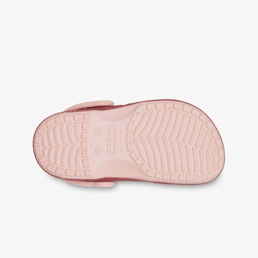 Baya Clog kinder klompen roze glitter