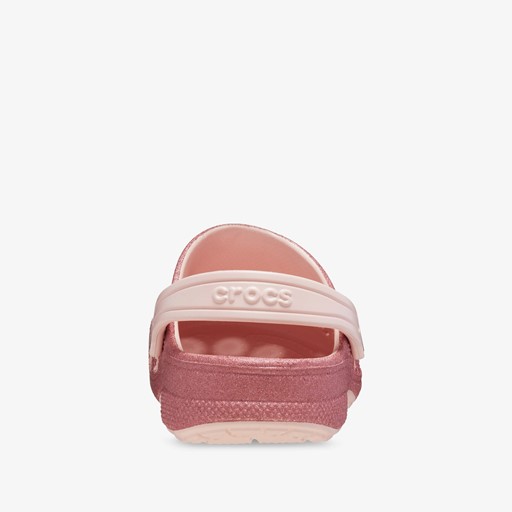 Baya Clog kinder klompen roze glitter