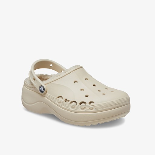 Baya Platform Lined dames klompen beige