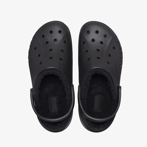 Baya Platform Lined dames klompen zwart