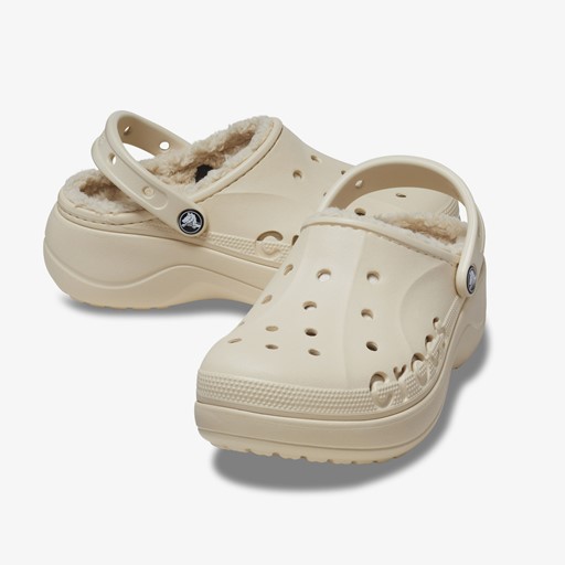 Baya Platform Lined dames klompen beige