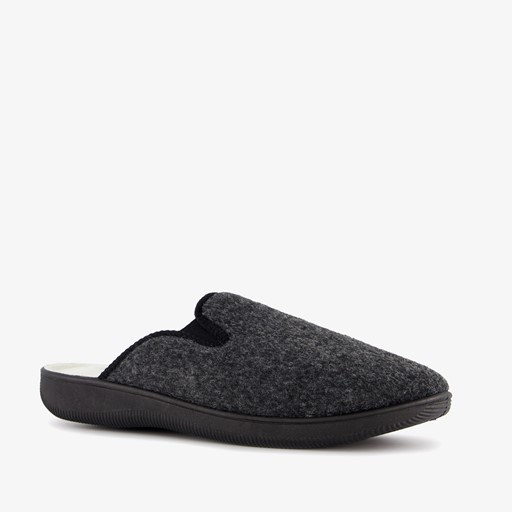 Heren pantoffels grijs