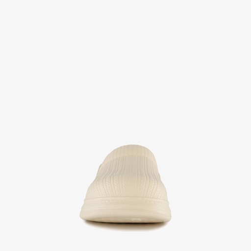 Dames tuinklompen gevoerd beige