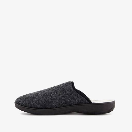 Heren pantoffels grijs