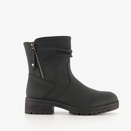 Dames enkellaarsjes zwart