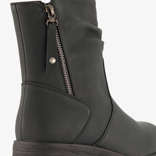 Dames enkellaarsjes zwart