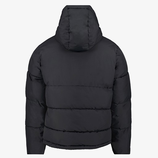 Gewatteerde heren winterjas zwart