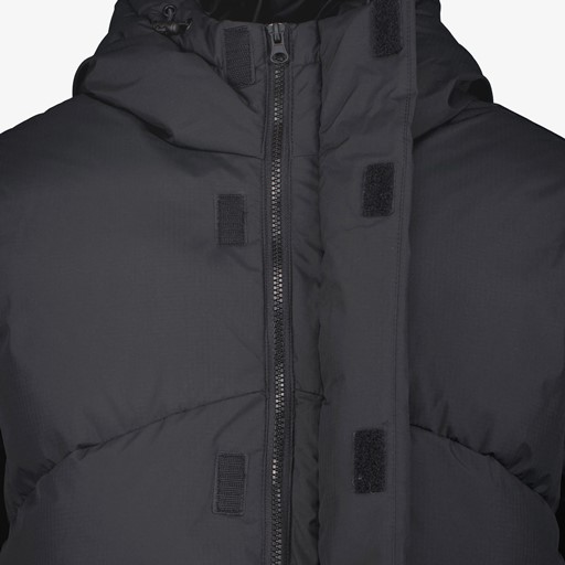 Gewatteerde heren winterjas zwart