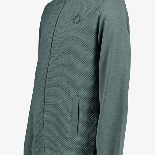 Heren vest grijs