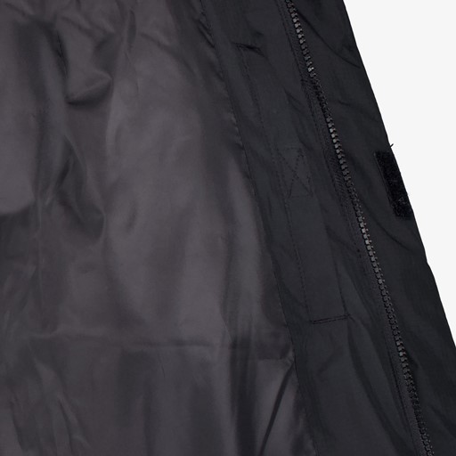 Gewatteerde heren winterjas zwart