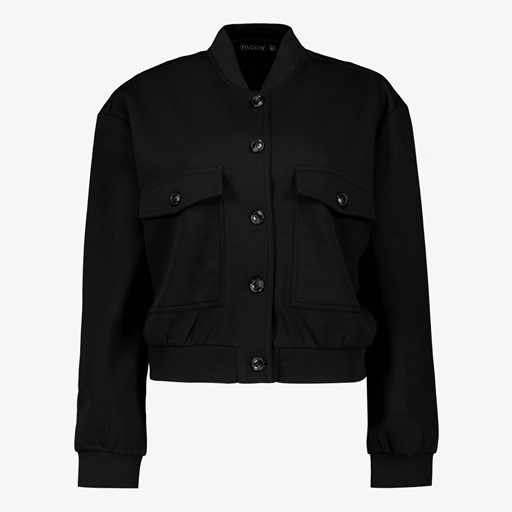 Dames bomber jas zwart