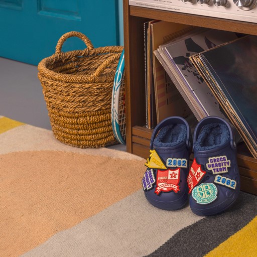 Baya Lined heren klompen gevoerd blauw