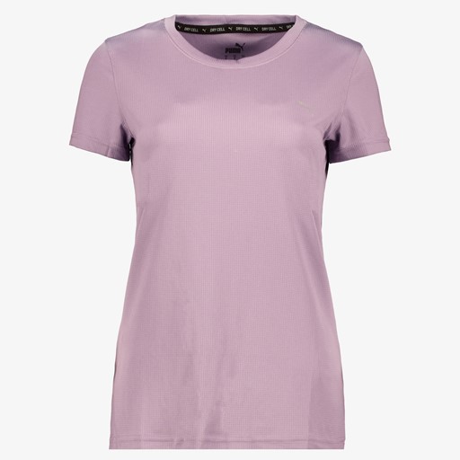 Performance dames sport T-shirt lichtpaars