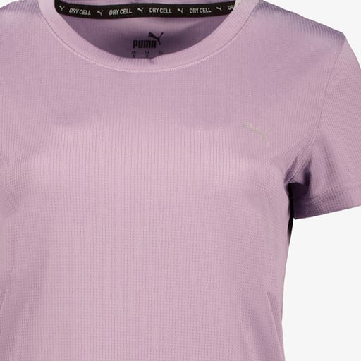Performance dames sport T-shirt lichtpaars