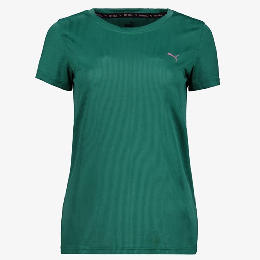 Performance dames sport T-shirt groen