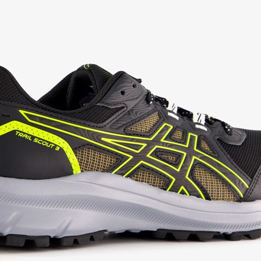 Trail Scout 3 heren hardloopschoenen zwart
