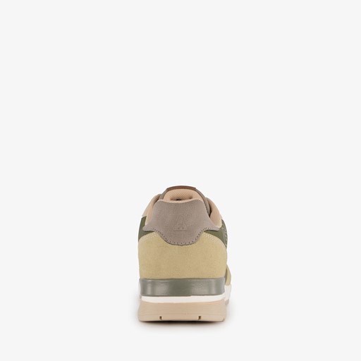 Heren sneakers beige groen