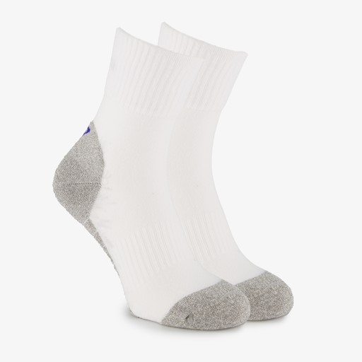 2 paar sportsokken wit grijs