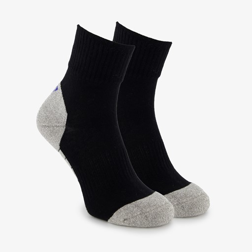 2 paar sportsokken zwart grijs